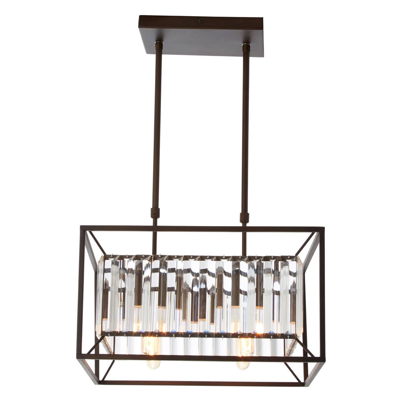 Alta 4/6Lt Black Finish Pendant Lamp