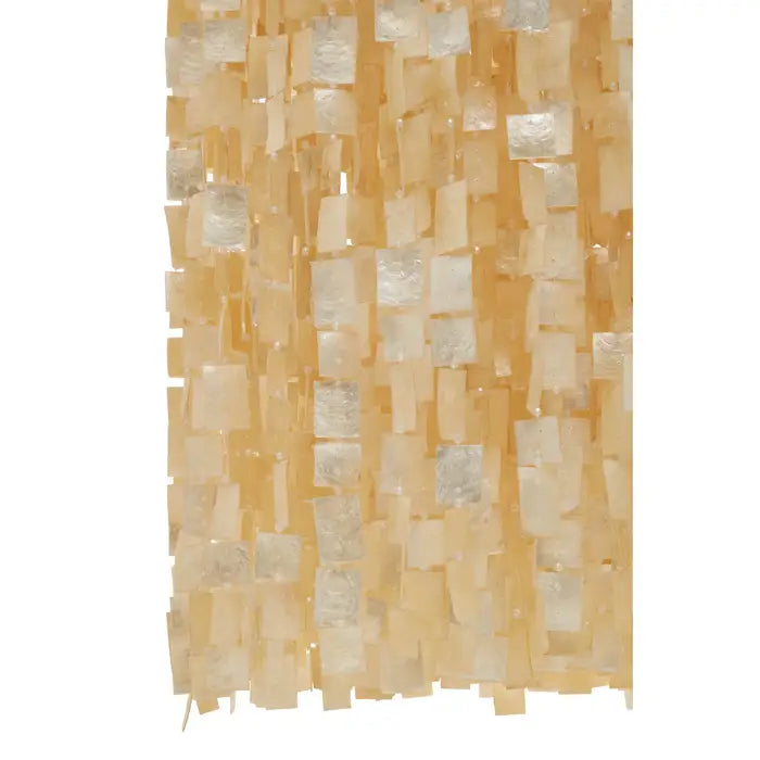 Bowral  Natural And Gold Shade Pendant Light