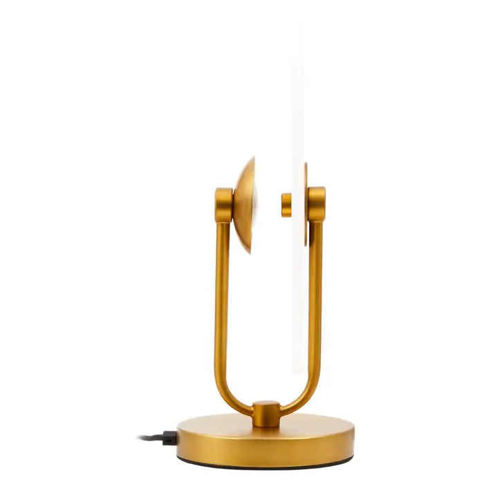 Retford White Marble And Gold Finish Table Lamp