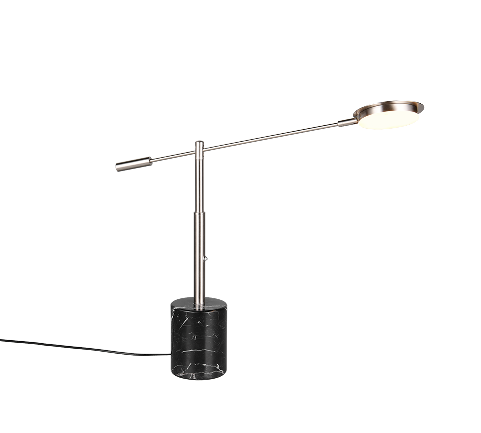 Fiore Table lamp- Nickel/ Black Finishes