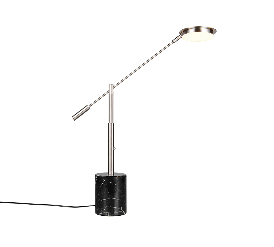 Fiore Table lamp- Nickel/ Black Finishes