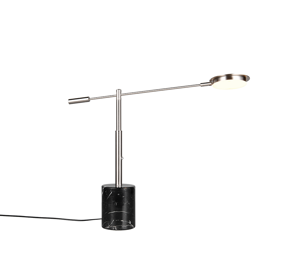 Fiore Table lamp- Nickel/ Black Finishes