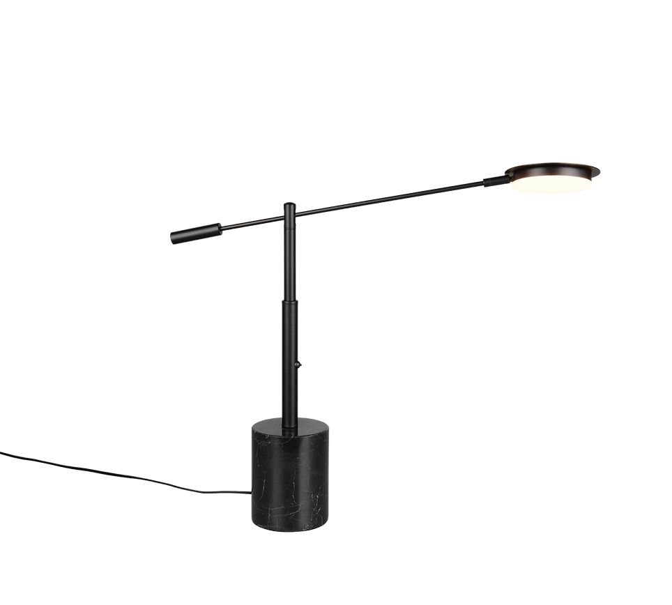 Fiore Table lamp- Nickel/ Black Finishes