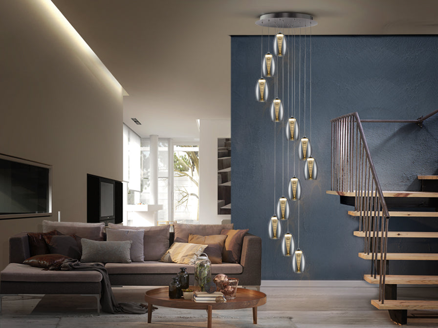 Nebula Lamp 3/5/12L Led Chrome Ip20 Integrated Led