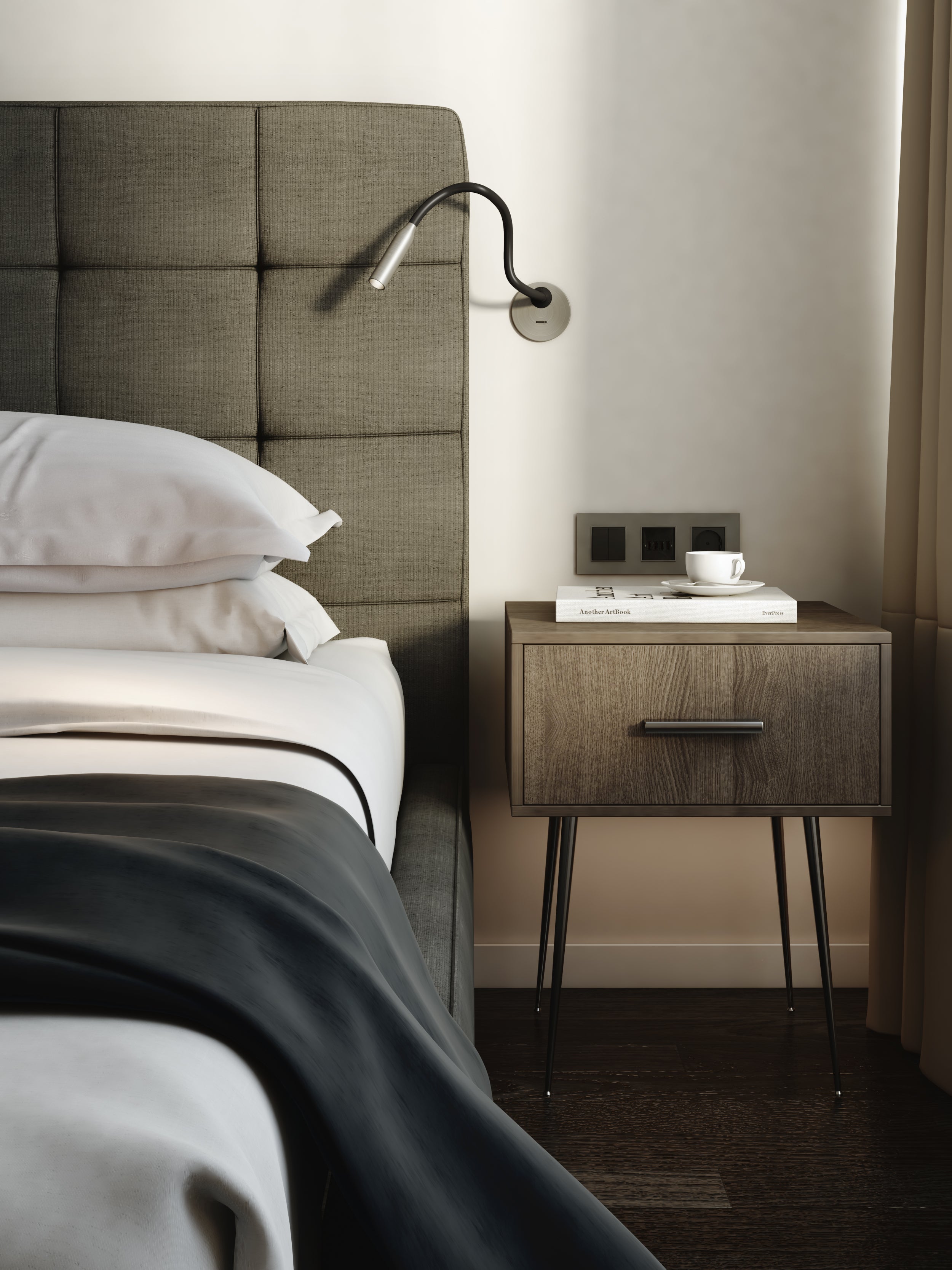 Lucca Recessed Reading Light - Various Colours