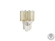 Tiara 1Lt  Wall Lamp- Chrome-Gold