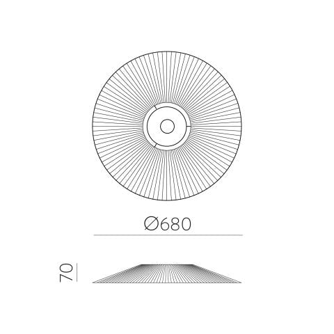 Pamela Wall lamp / Ceiling lamp- Various Finishes