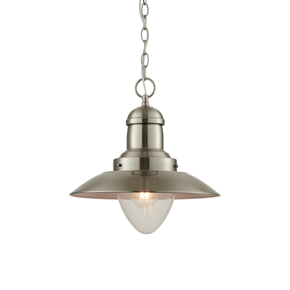 Heaslip 1Lt Pendant - Satin Nickel