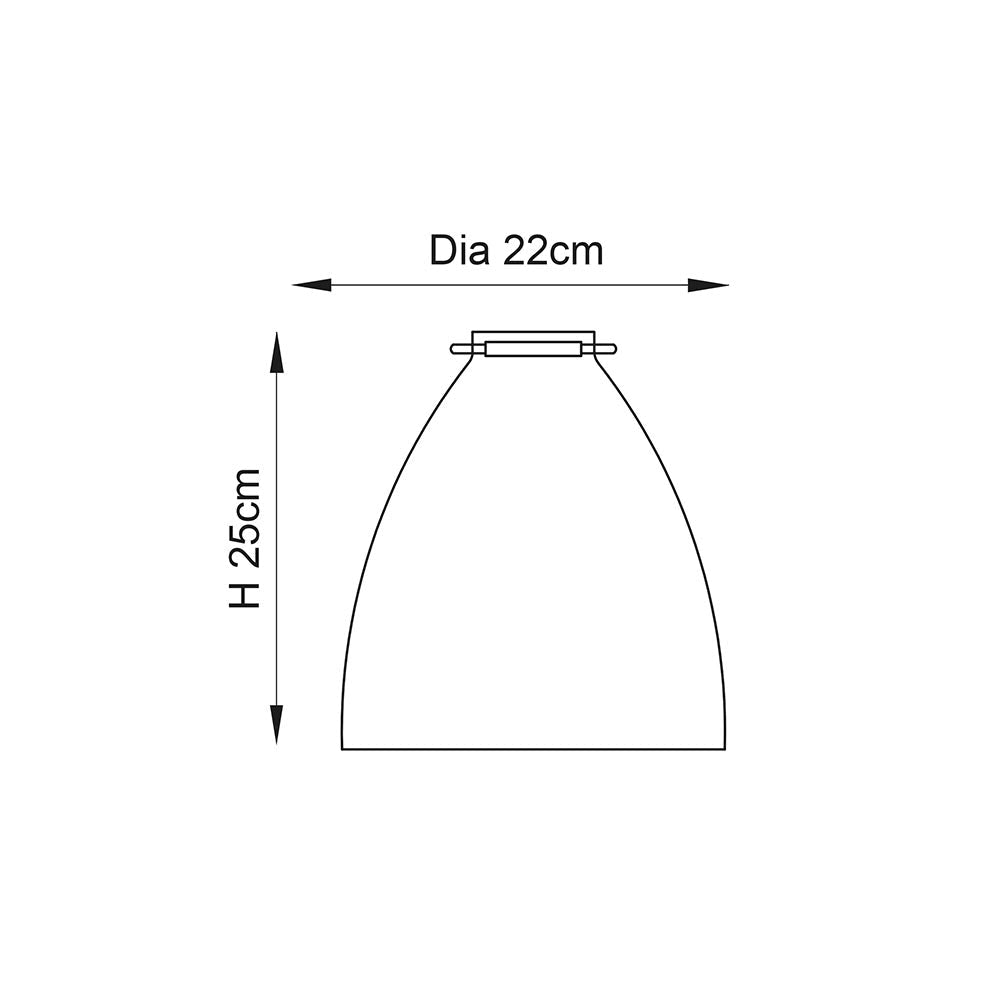 Kasia 1lt Easyfit Pendant  (Shade Only)