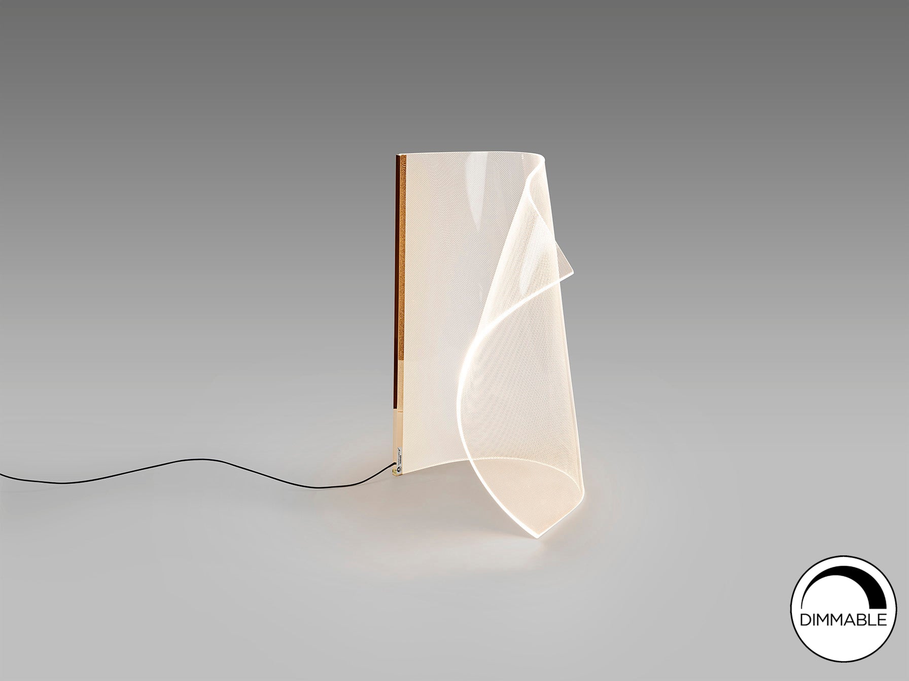 Velos II Table Lamp- Chrome/ Rose Gold Finishes