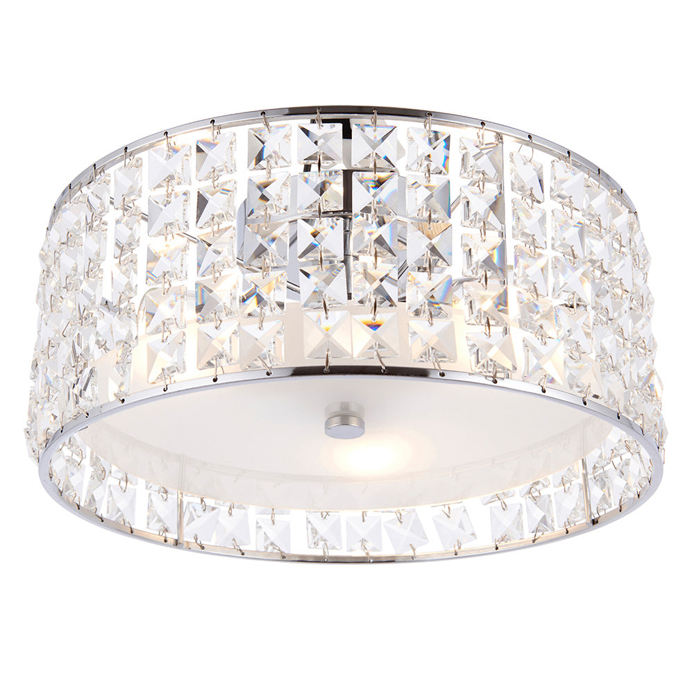 Lenore 3Lt Bathroom Flush Centre Ceiling Light IP44