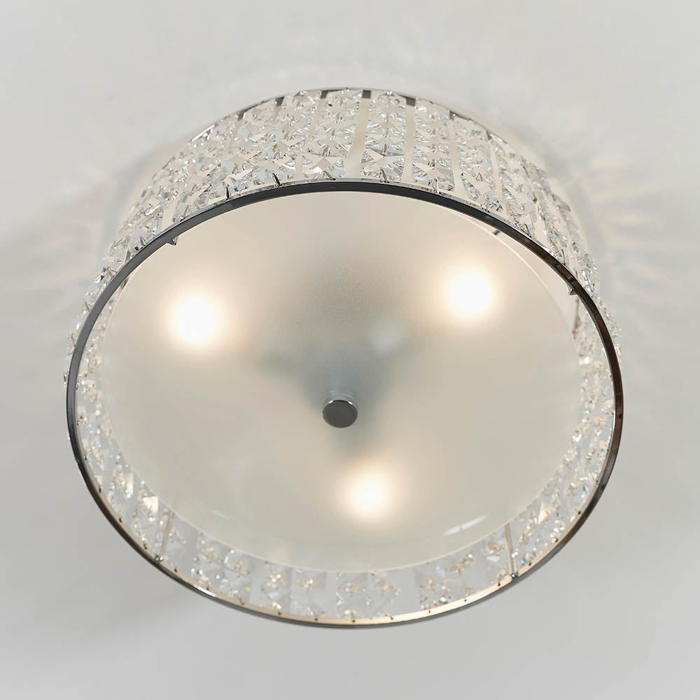 Lenore 3Lt Bathroom Flush Centre Ceiling Light IP44
