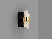Iliada  Wall Lamp-  Black-Gold Finish