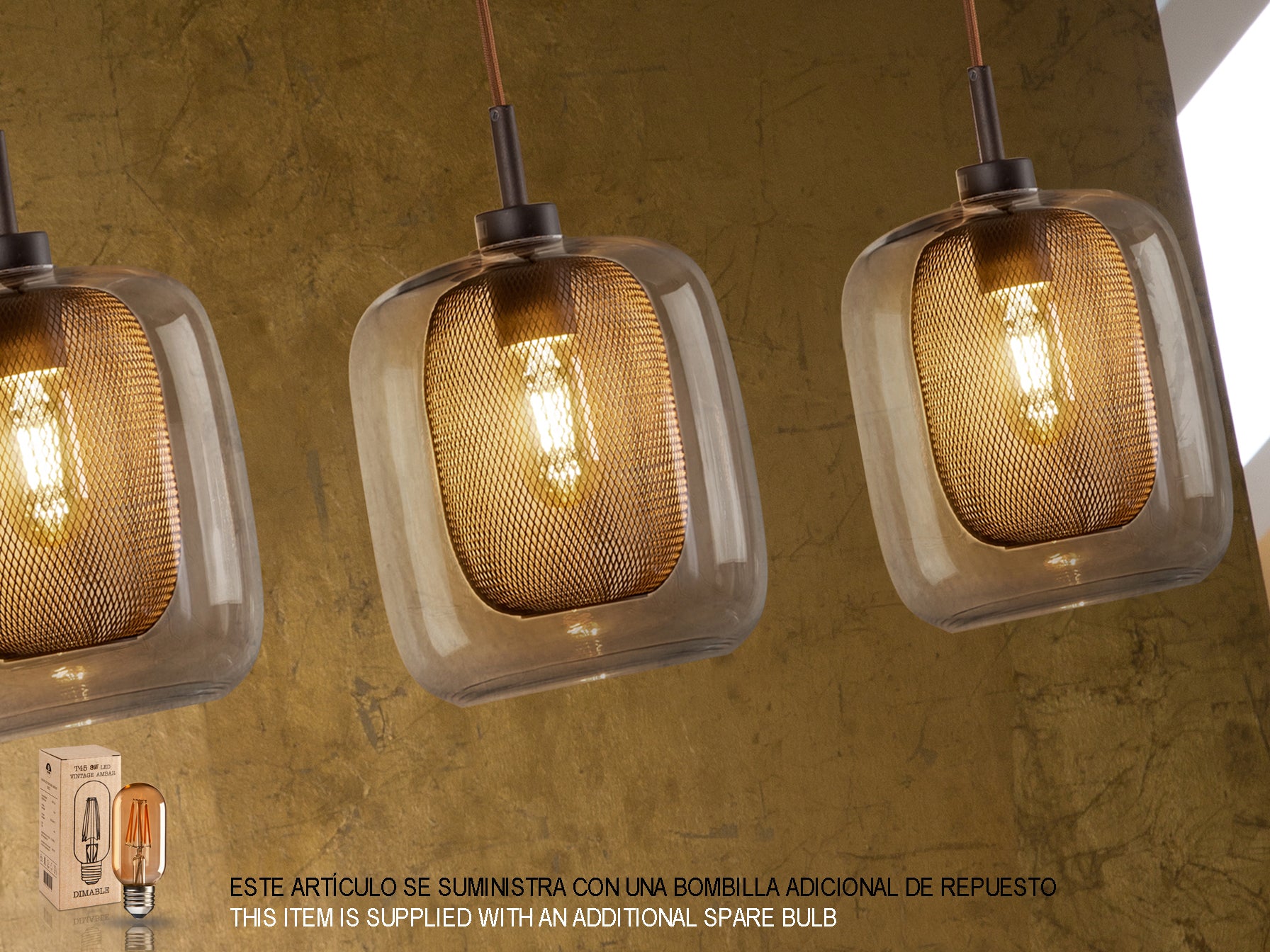 Fox Chocolate 4Lt Ceiling Light