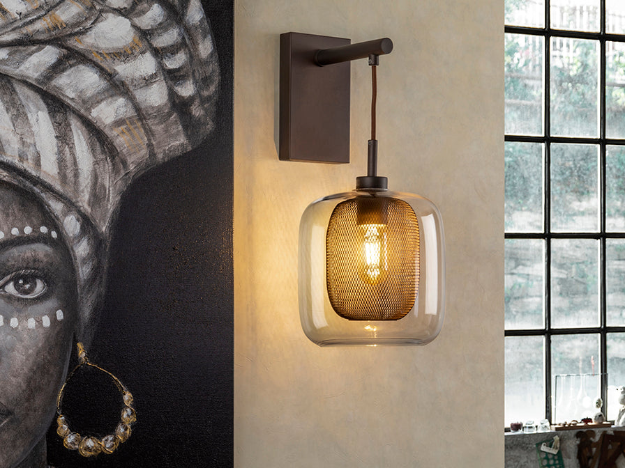 Fox Chocolate Wall Light