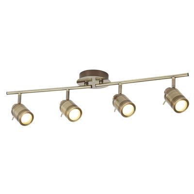 Samson 4 Lt Split Bar Bathroom Spotlight- Back Metal, Ip44