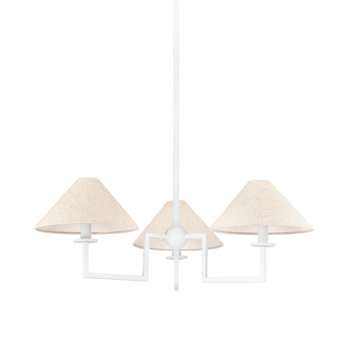 Gladwyne 3/6Lt Chandelier - Textured White