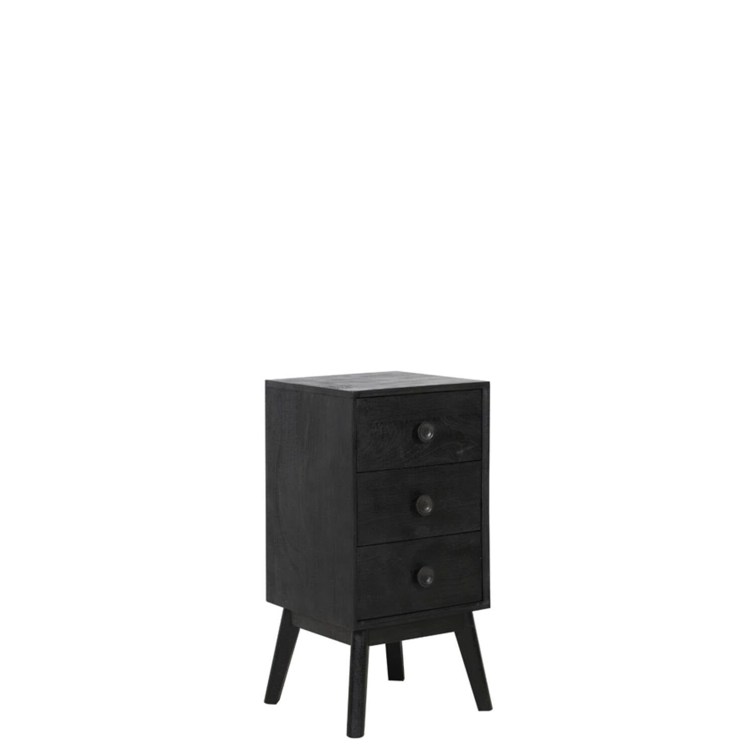 Espita Small Cabinet - Black Wood Finish