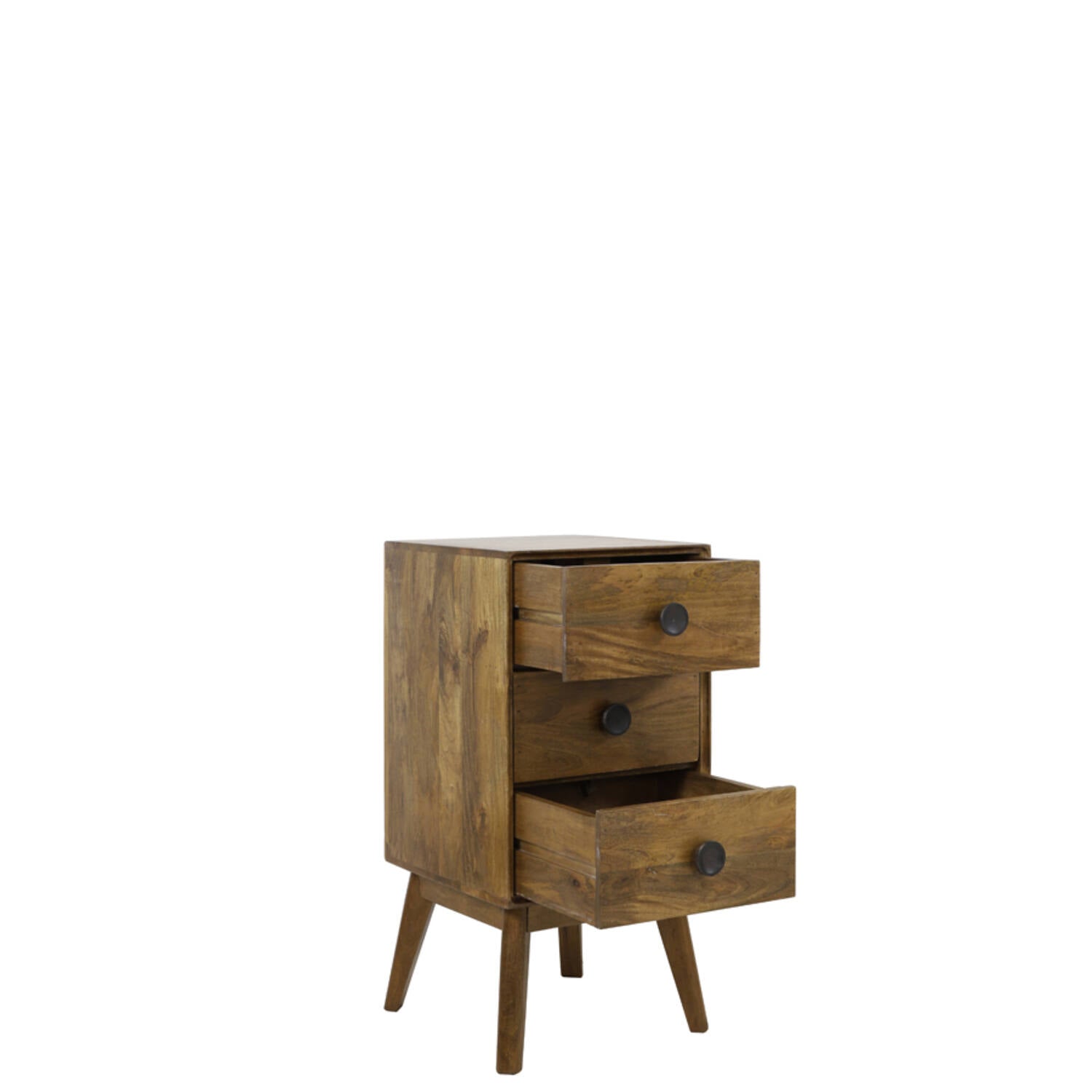 Espita Small Cabinet - Oil Brown Wood Finish