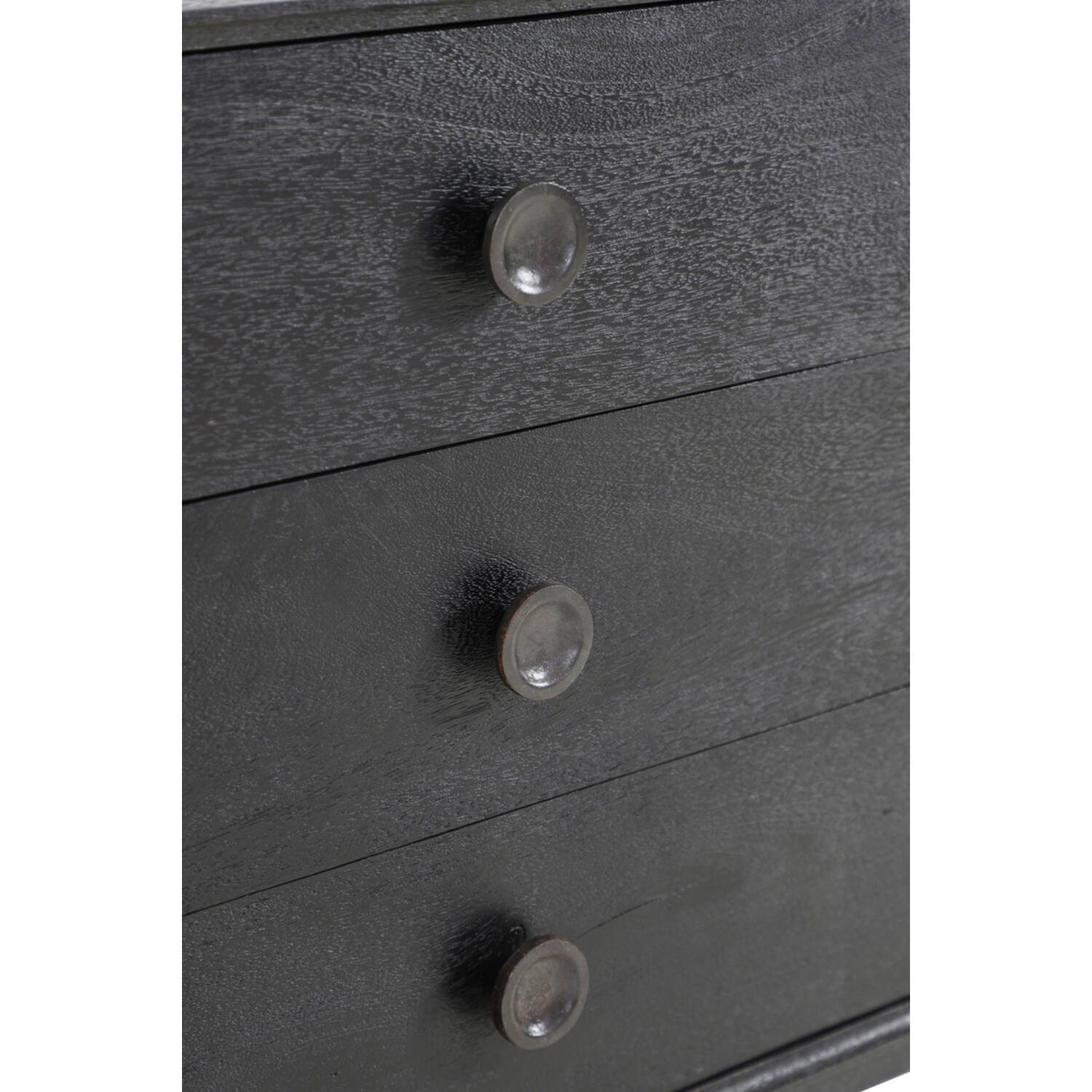Espita Medium Cabinet - Black Wood Finish