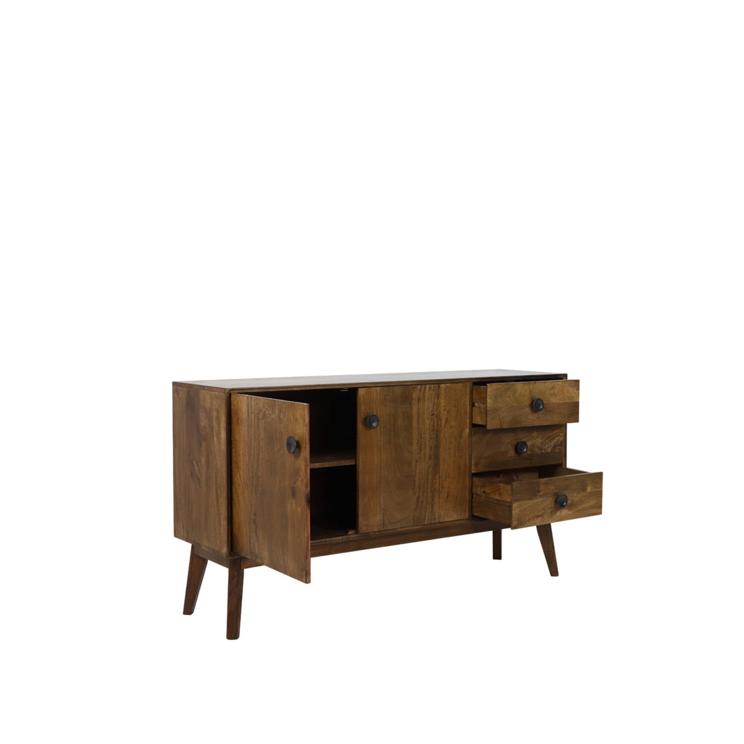 Espita XL Cabinet - Oil Brown Wood Finish
