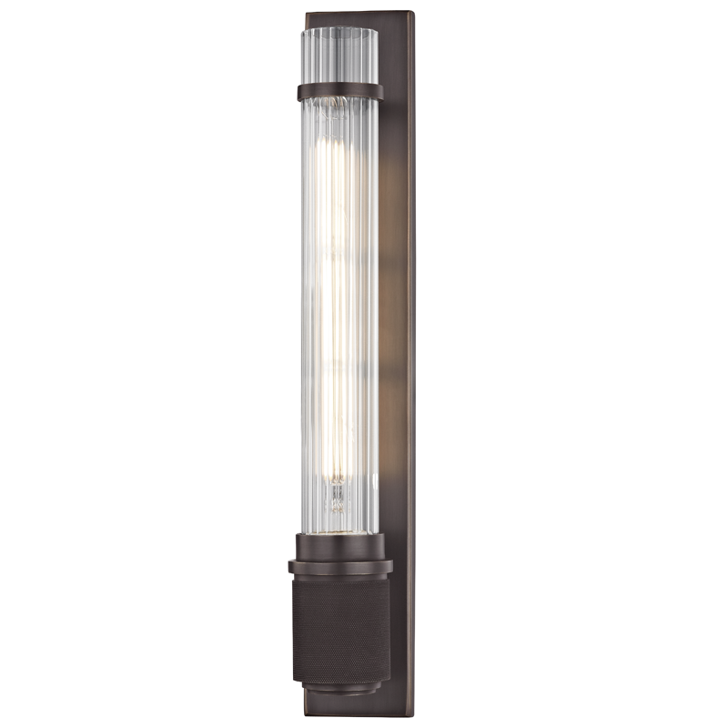 Shaw 1Lt Wall Sconce- Aged Brass/ Old Bronze