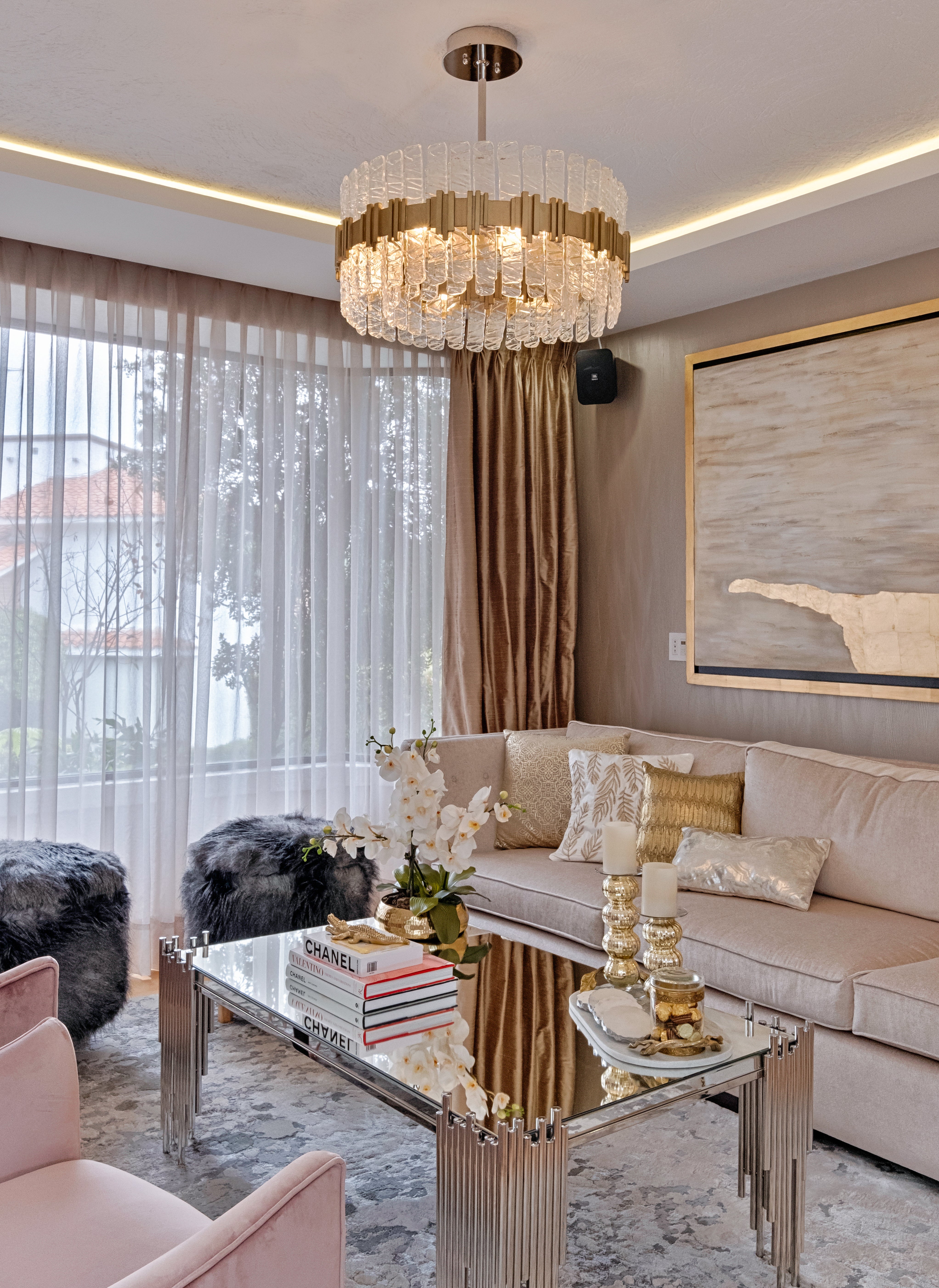 Ciro 5/8Lt Pendant - Silver Leaf