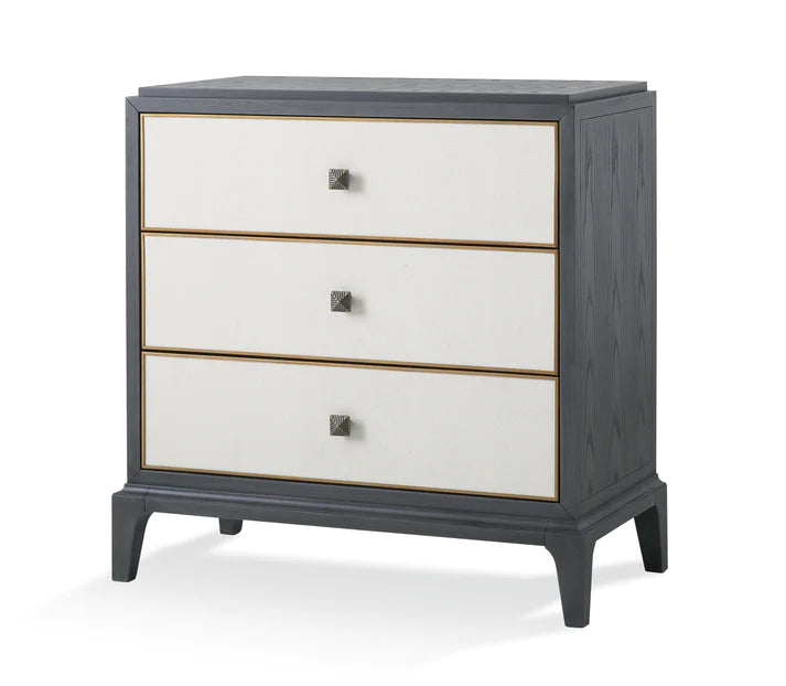 Monaco 3 Drawer Chest Grey - Finish