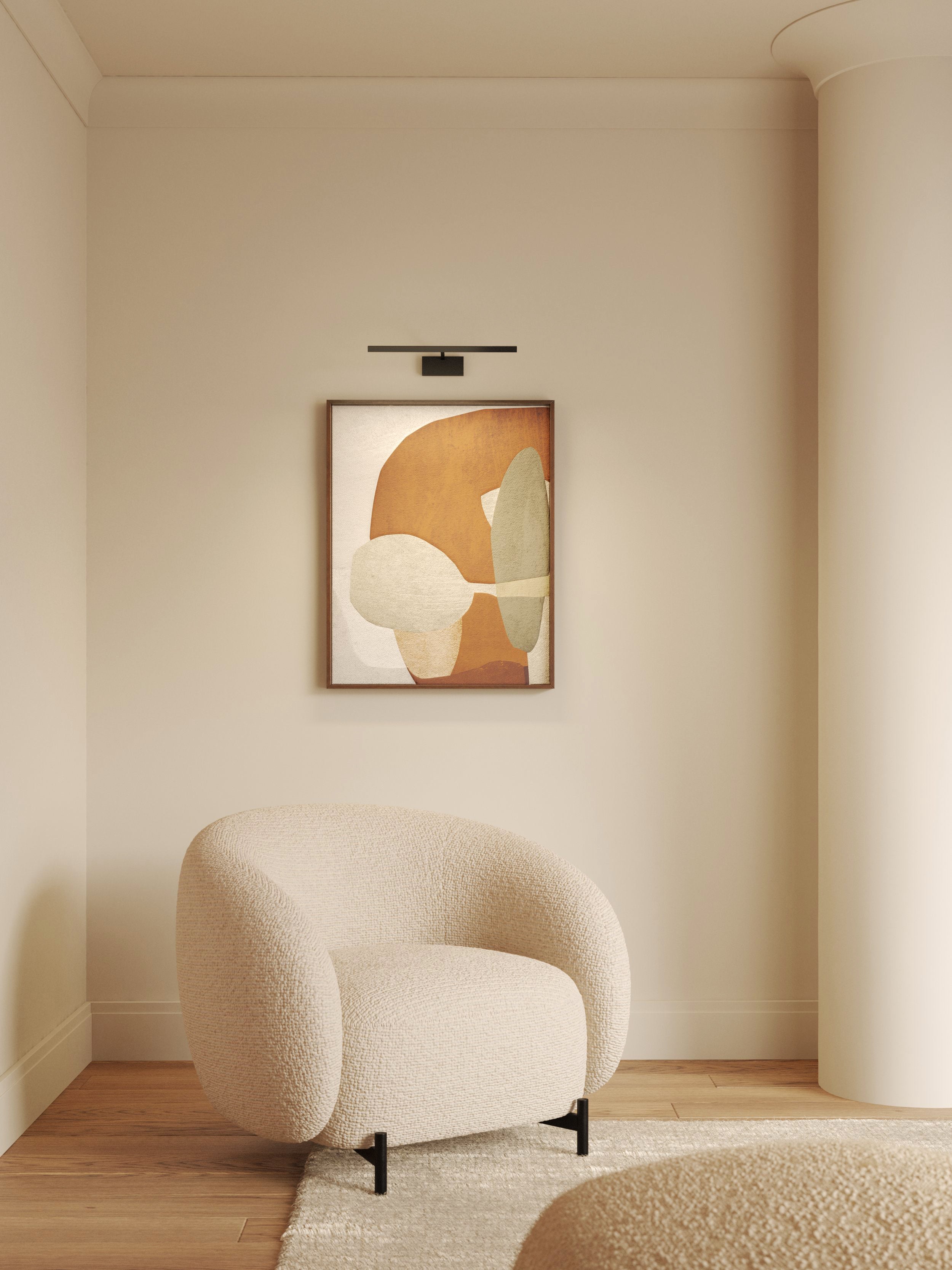 Mondrian 400/600 LED Picture Light- Bronze/ Matt Black