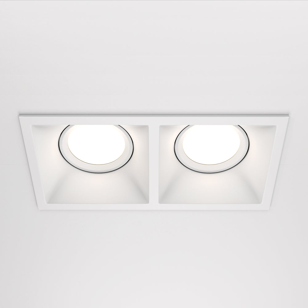 Hythe Downlight Dot GU10 2x10W- Black/White