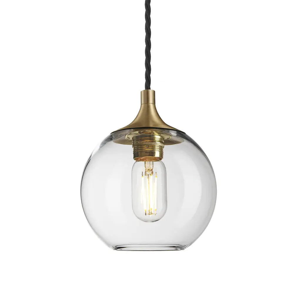 Chelsea Glass Globe/Dome Pendant Light - Various Finishes