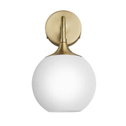Chelsea Opal Glass Globe/Dome Wall Light  - Various Finishes