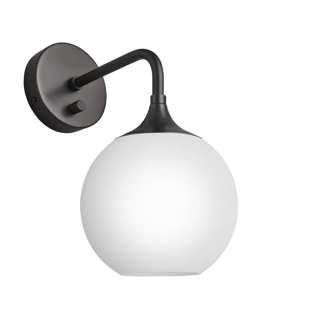 Chelsea Opal Glass Globe/Dome Wall Light  - Various Finishes