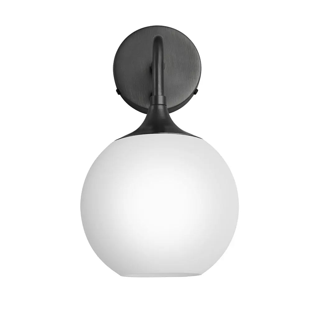 Chelsea Opal Glass Globe/Dome Wall Light  - Various Finishes