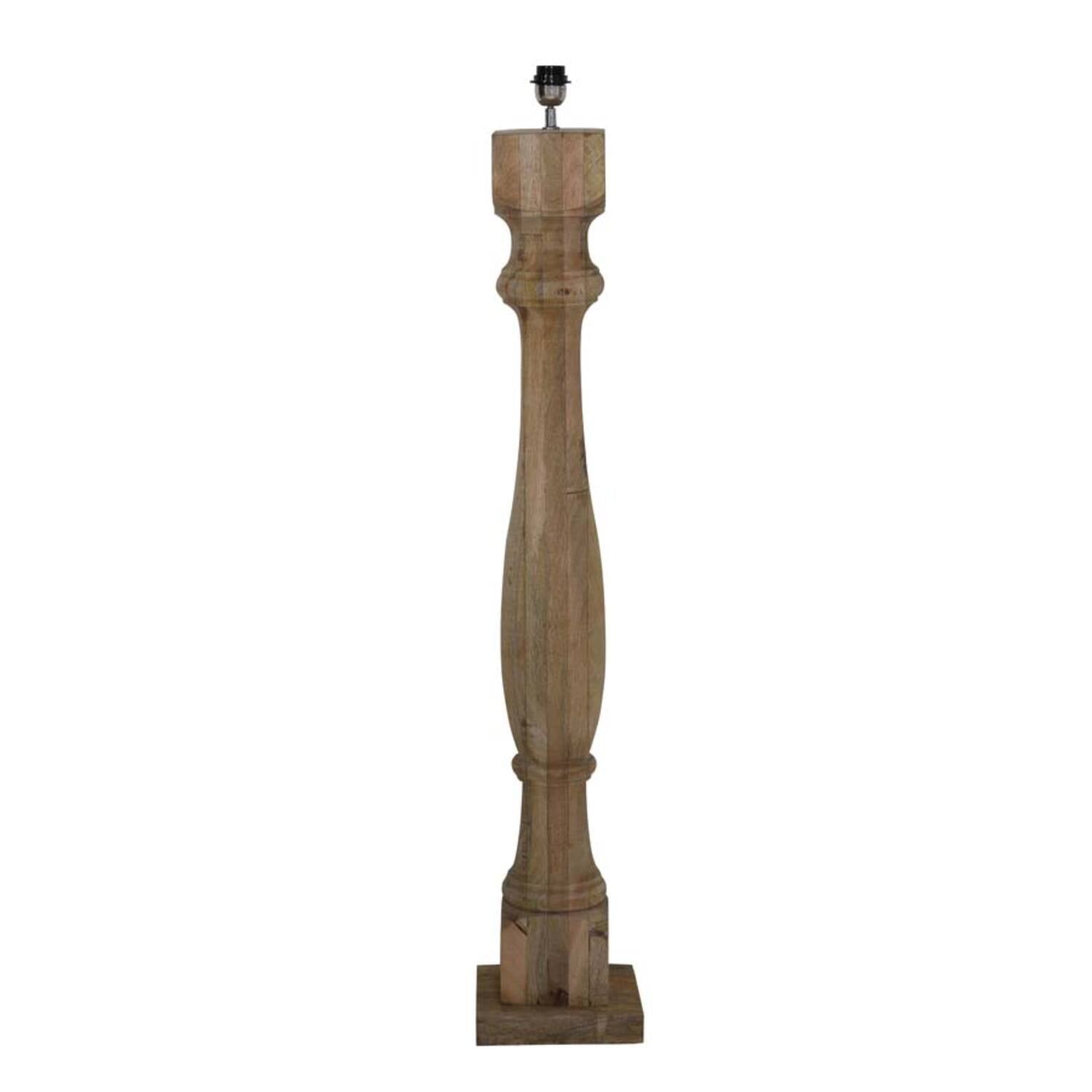 Robbia Wooden Floor Lamp - Dark/Light Brown