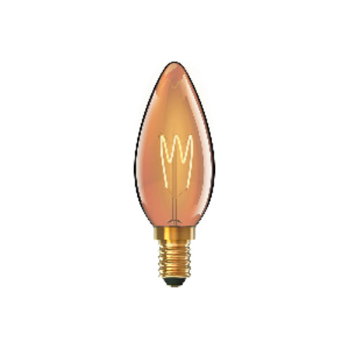 E14 Amber Candle Bulb - 1800K/2200K