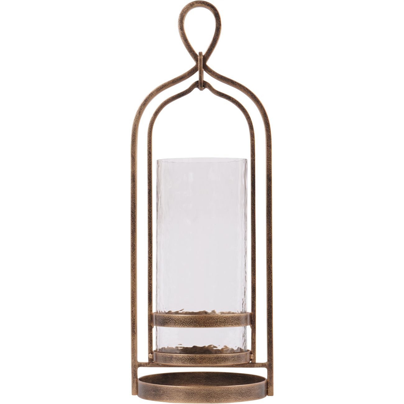 Large Aged Gold Loop Hurricane