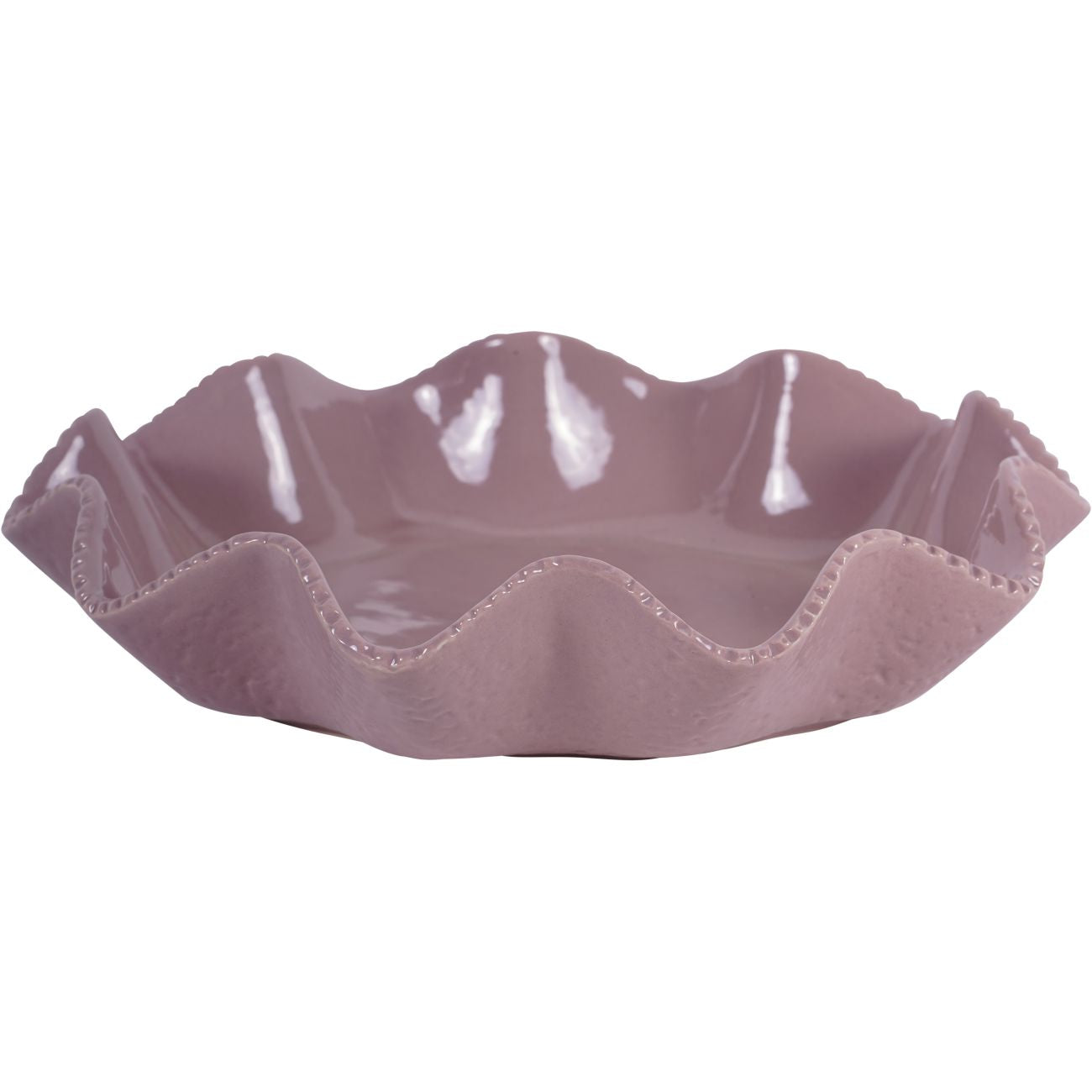 Dusky Pink Ledwell Stoneware Bowl Large