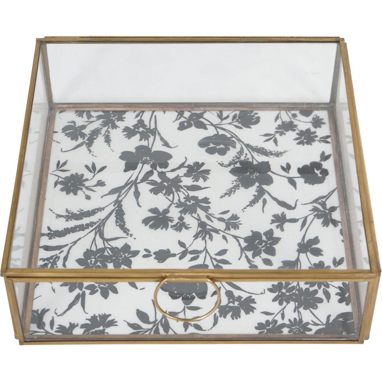 Clear Single Glass Box In Rye -Large/Small