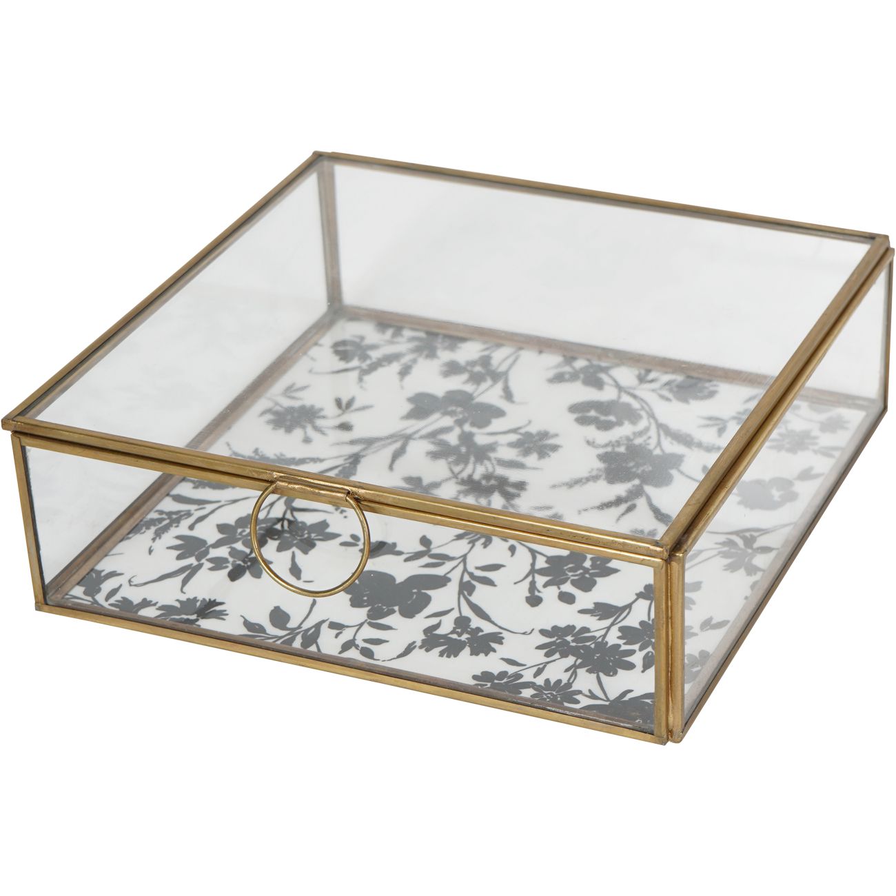 Clear Single Glass Box In Rye -Large/Small
