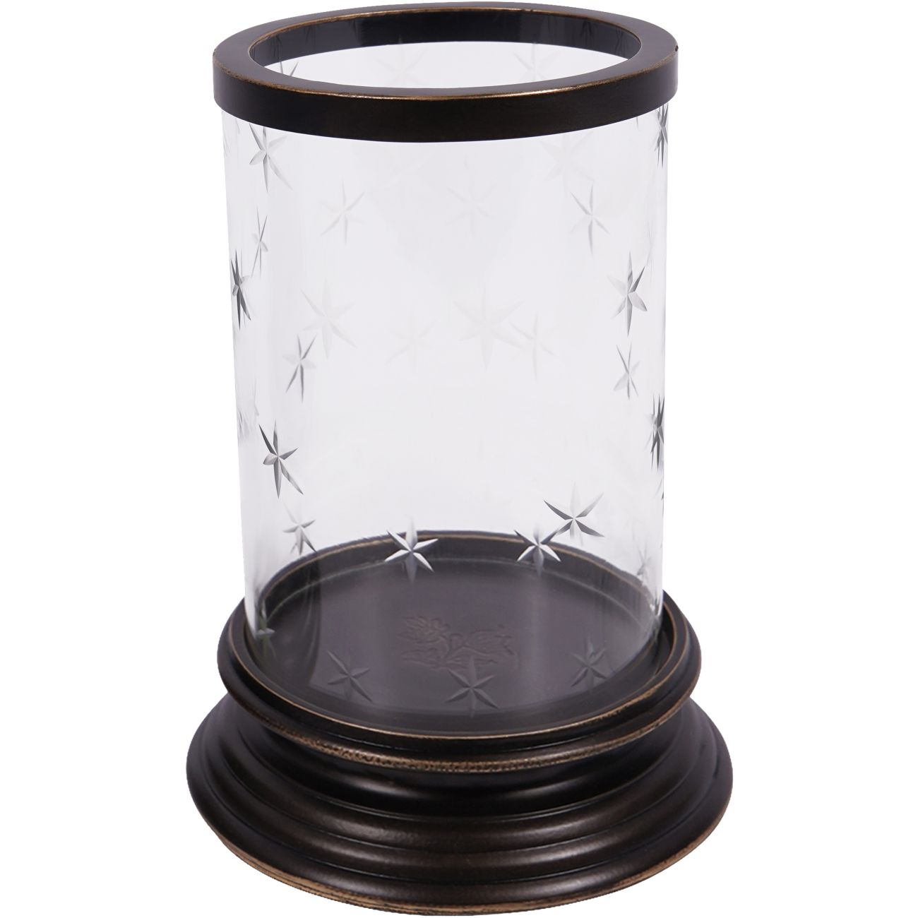 Dark Bronze Cleverton Hurricane Lamp - Large/Medium/Small