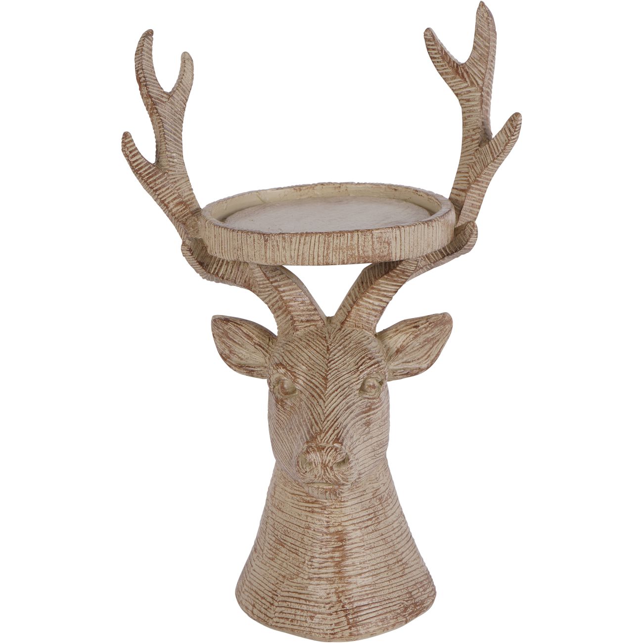 Resin Deer Candleholder