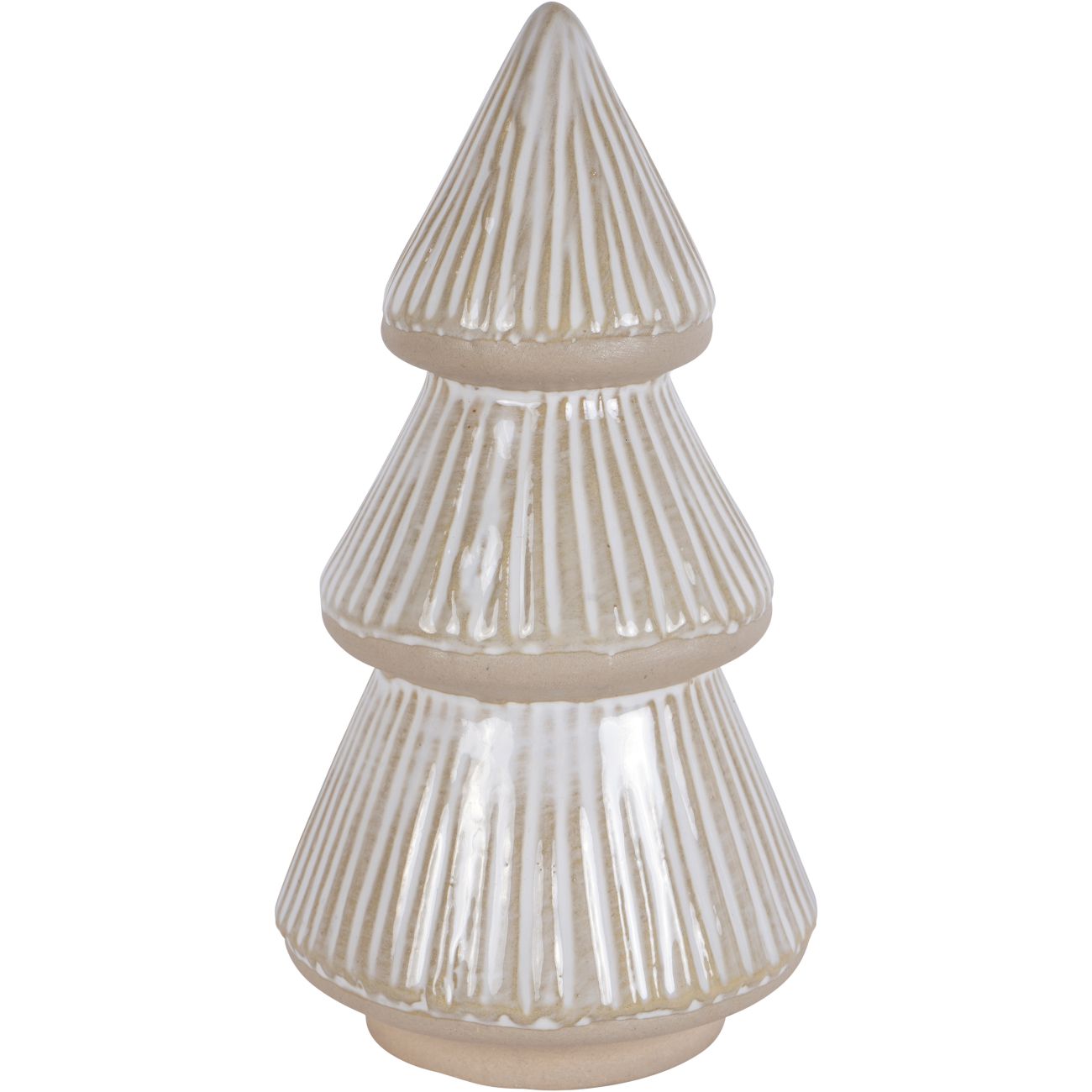 Cream Ceramic Christmas Tree Decoration