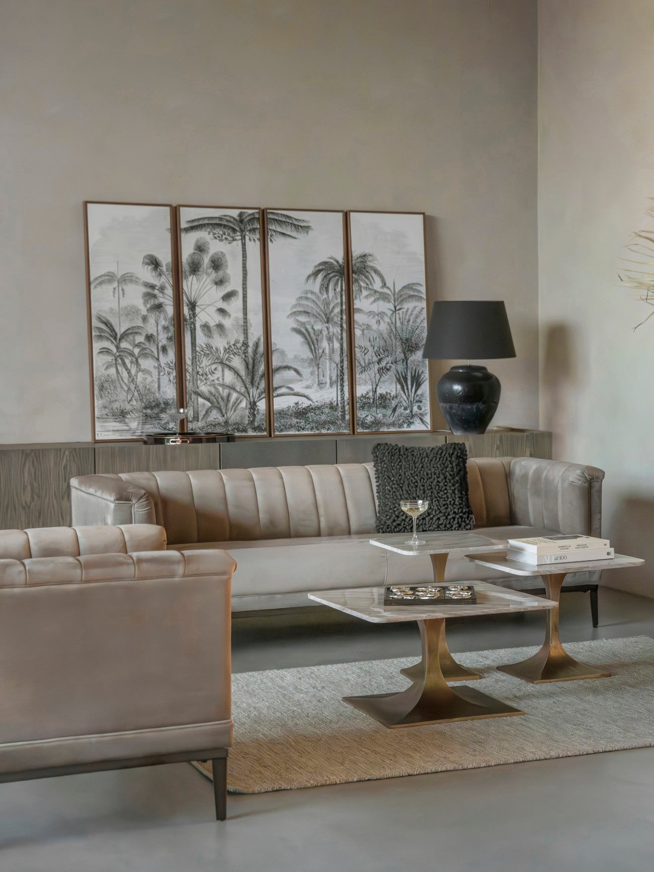 Morchino Marble Side Table