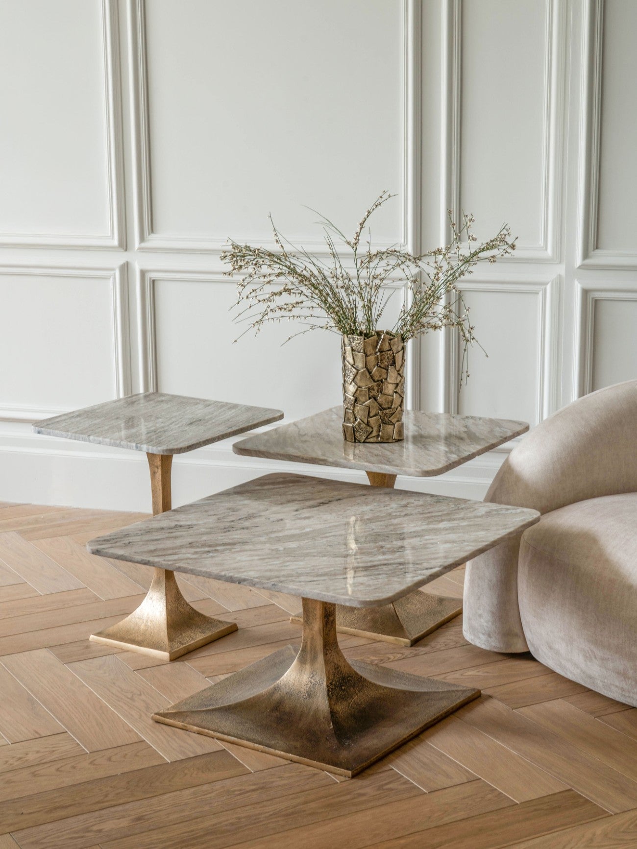 Morchino Marble Side Table