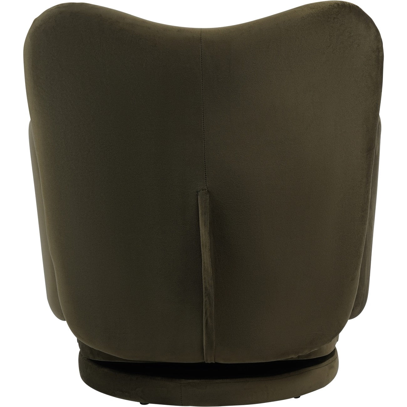 Bingham Upholstered Swivel Chair Velvet Green/ Caramel/ Pink