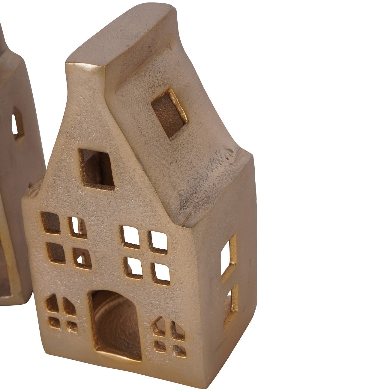 Hand Crafted House's Set of 3 - Gold/Silver