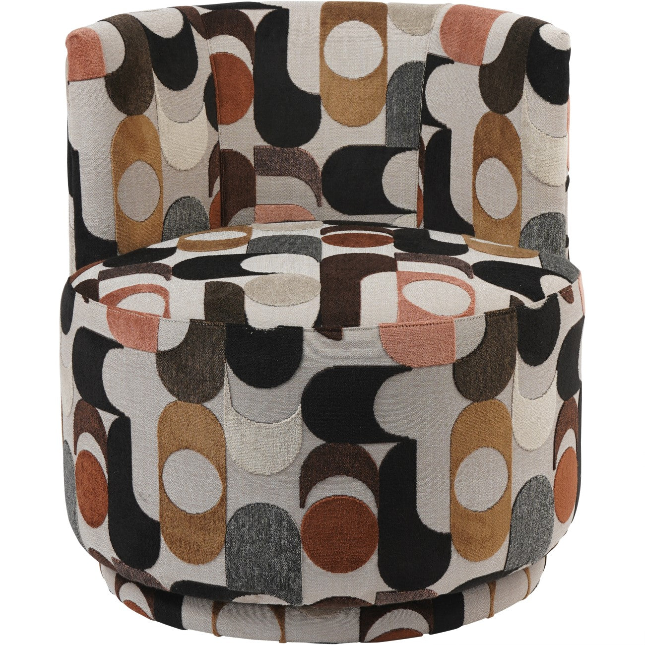 Portico Belgian Velvet Swivel Chair