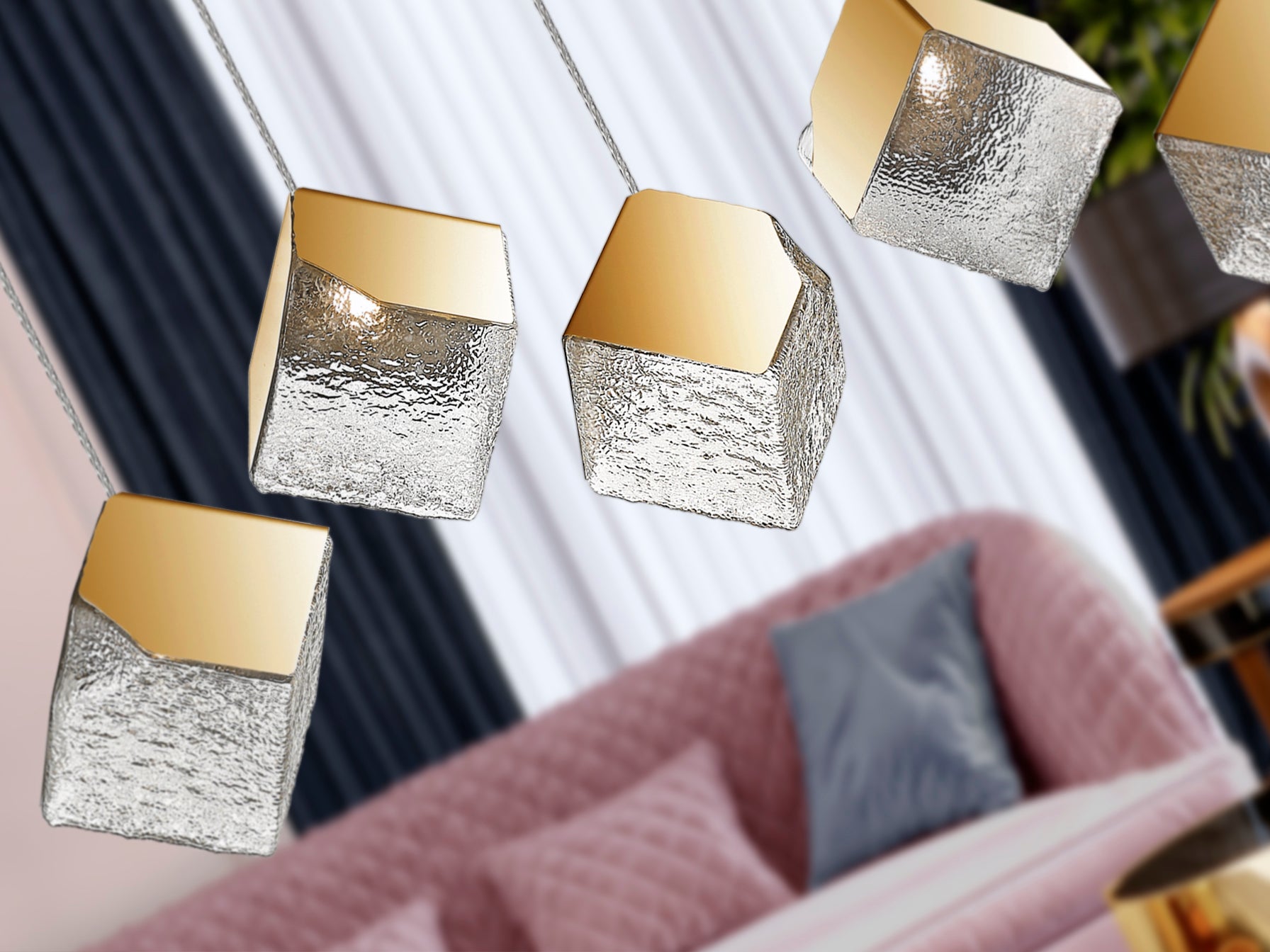 Priscila 5 Lt Ceiling Light