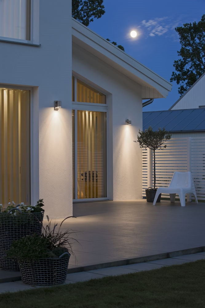 Modena Single/Double Wall Light GU10 IP44 PIR - Various Finishes